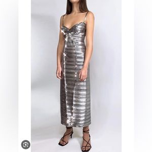 Silver Georgia Hardinge Dress UK 8/Small